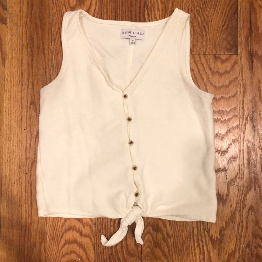 White tank top